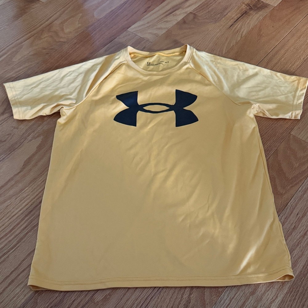 Under Armour Kids Yellow Short Sleeve Tee